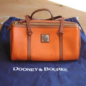 Small Orange Dooney & Bourke Barrel Bag